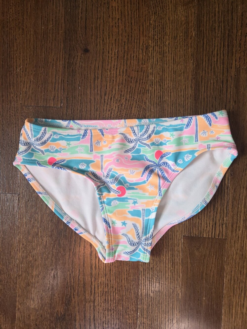 New Cat & Jack Girls Small 6/7 Tropical Swim Bottoms